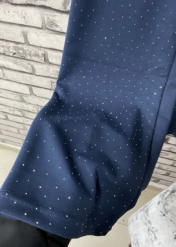 Mavi Payetli Kadın alt üst Takımı - Görsel 4