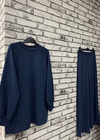 Mavi Payetli Kadın alt üst Takımı - Görsel 2