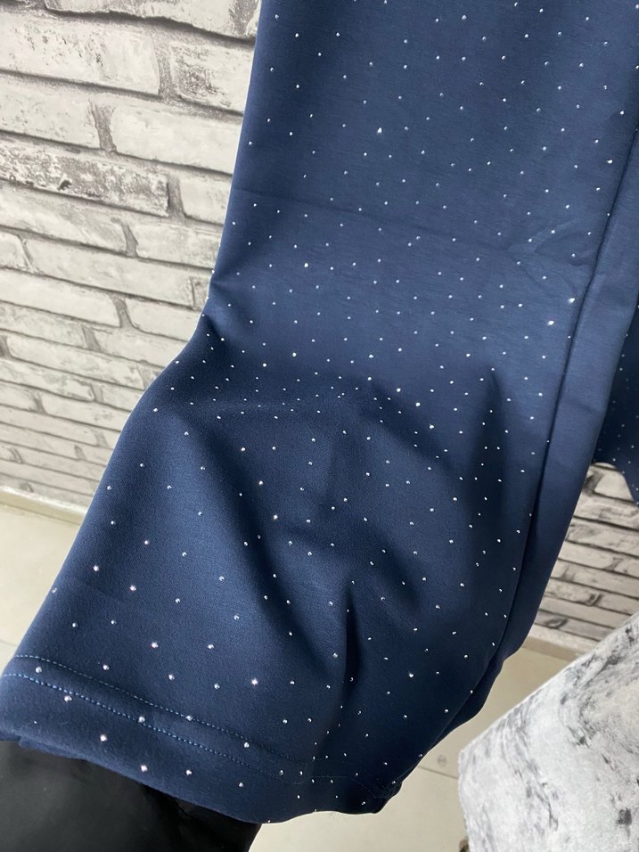 Mavi Payetli Kadın alt üst Takımı - Görsel 4