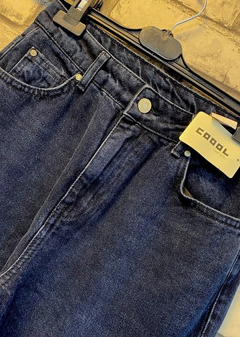 Lacivert kot pantolon - Görsel 2