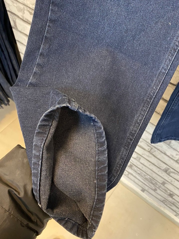 Lacivert kot pantolon - Görsel 3