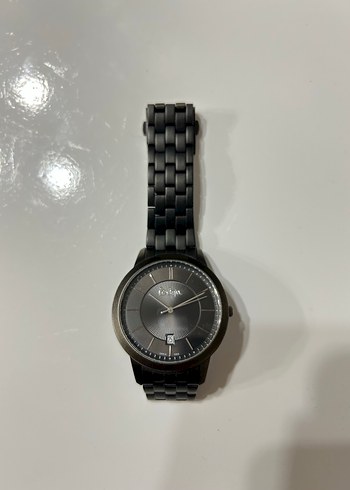 Siyah Minimalist Erkek Biker Saat - Görsel 2