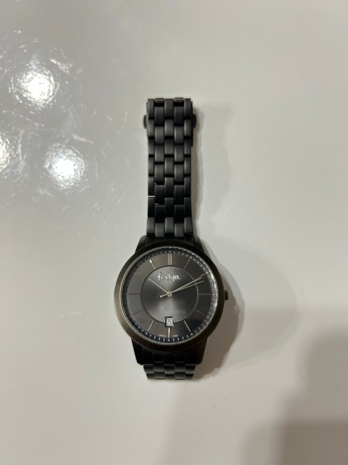 Siyah Minimalist Erkek Biker Saat - Görsel 2