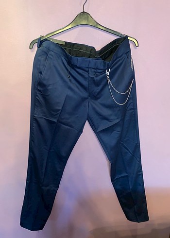 Mavi Zincir Detaylı pantolon - Görsel 3