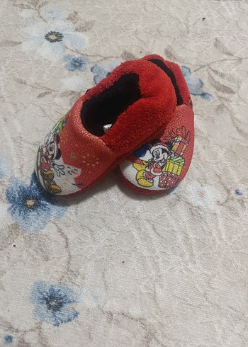 Kız Çocuk Renkli Sıcak Terlikler Velcro Kapatma - Görsel 2