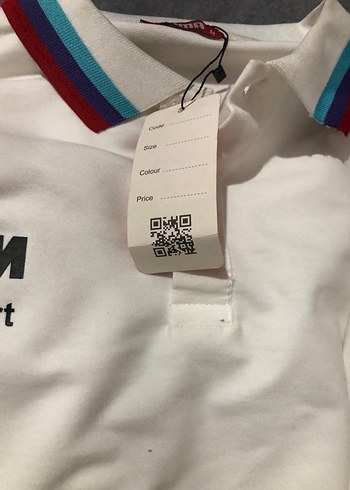 BMW Motosport Baskılı Beyaz Erkek Sweatshirt beyaz ve siyah - Görsel 2