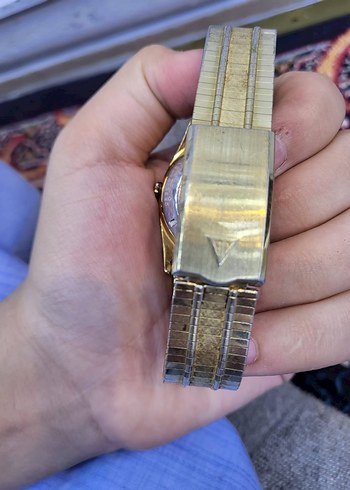 Altın Renk Vintage Erkek Kol Saati Rado otomatik - Görsel 4