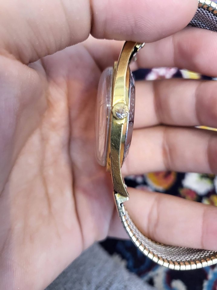 Altın Renk Vintage Erkek Kol Saati Rado otomatik - Görsel 2