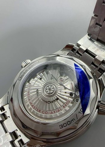 Gri Omega Seamaster Erkek Saati - Görsel 7