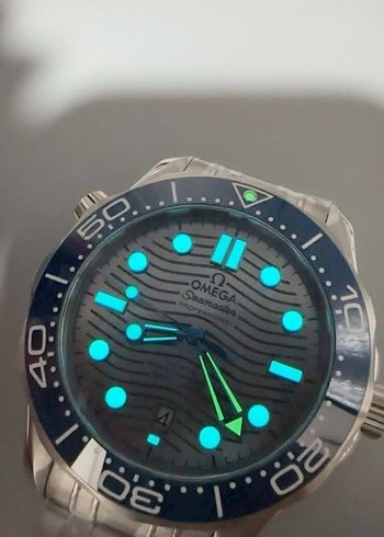 Gri Omega Seamaster Erkek Saati - Görsel 5