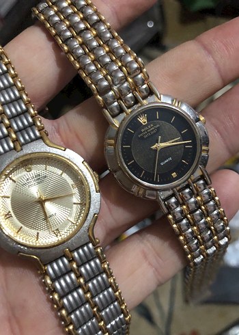 Altın ve Gri Klasik eski model sıfır rolexler - Görsel 3