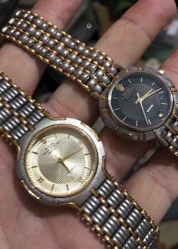 Altın ve Gri Klasik eski model sıfır rolexler - Görsel 2