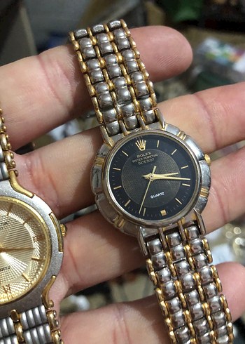 Altın ve Gri Klasik eski model sıfır rolexler - Görsel 4
