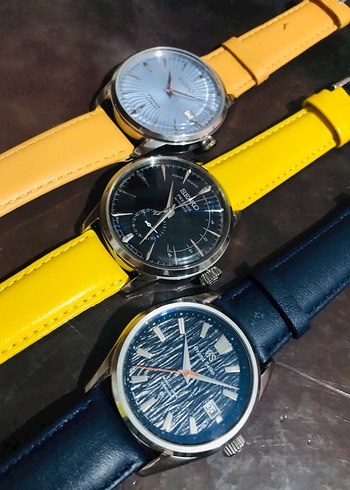 Renkli Modern Klasik Erkek Saatleri Seiko set - Görsel 9