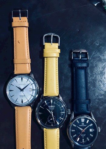 Renkli Modern Klasik Erkek Saatleri Seiko set - Görsel 2