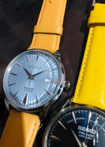 Renkli Modern Klasik Erkek Saatleri Seiko set - Görsel 4