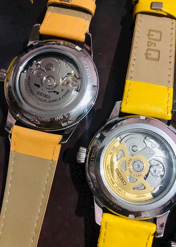 Renkli Modern Klasik Erkek Saatleri Seiko set - Görsel 5