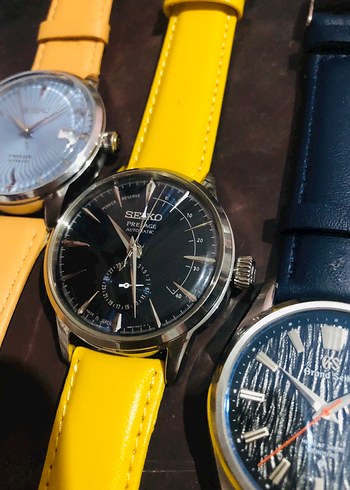 Renkli Modern Klasik Erkek Saatleri Seiko set - Görsel 3