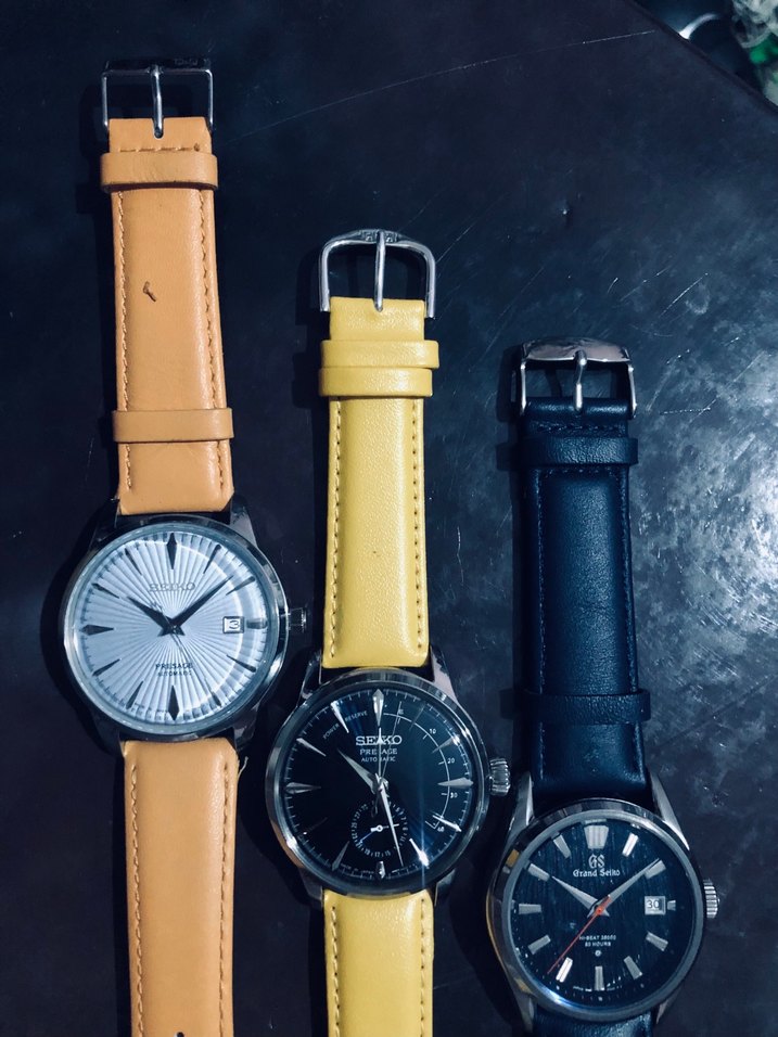 Renkli Modern Klasik Erkek Saatleri Seiko set - Görsel 2