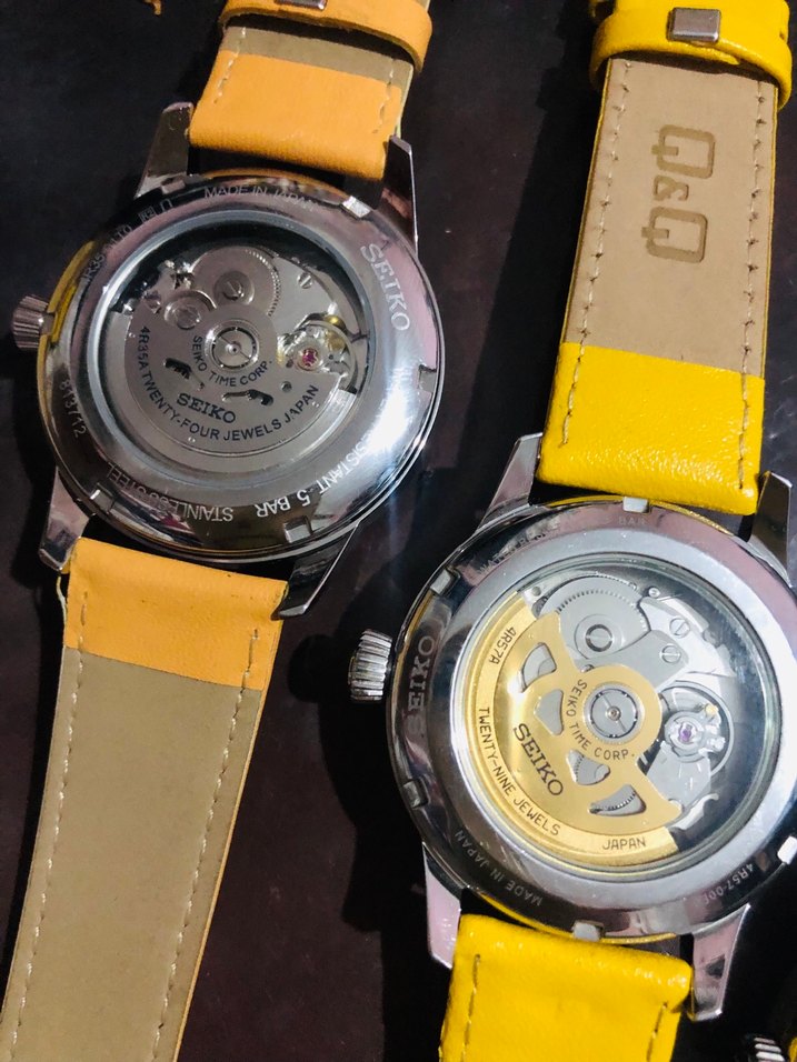 Renkli Modern Klasik Erkek Saatleri Seiko set - Görsel 5