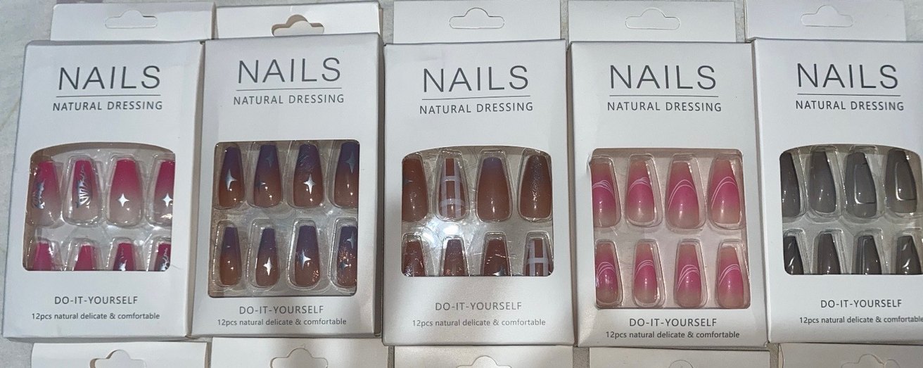 Çok Renkli Kendin Yap Takma Tırnaklar - Görsel 2