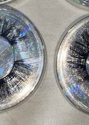 Çok Renkli Koyu Takma Kirpik - Görsel 4