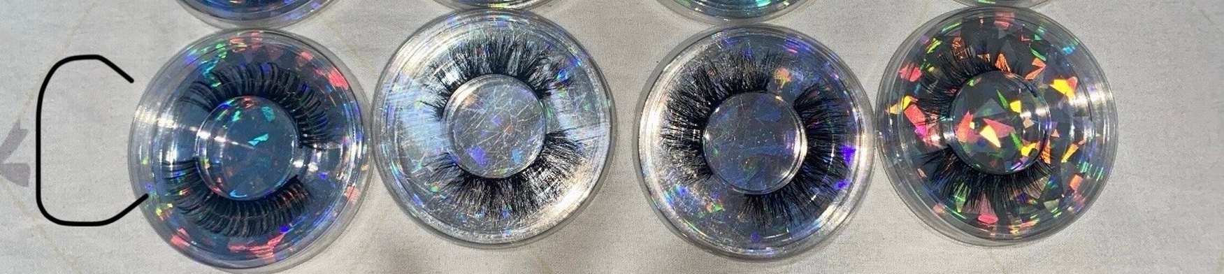 Çok Renkli Koyu Takma Kirpik - Görsel 4