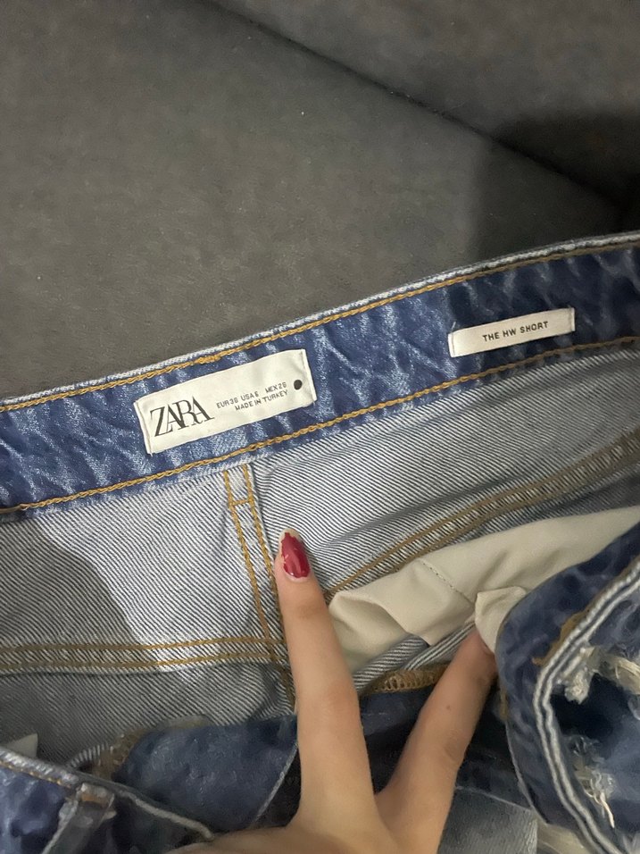 zara kot şort - Görsel 3