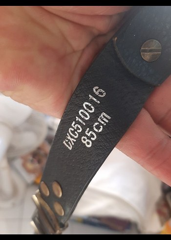 Kadın Siyah Deri Biker Kemer - Görsel 7