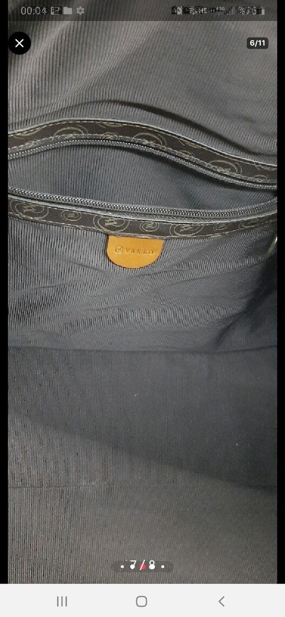 Kahverengi Deri Yılan Desenli Kadın Çantası - Görsel 4