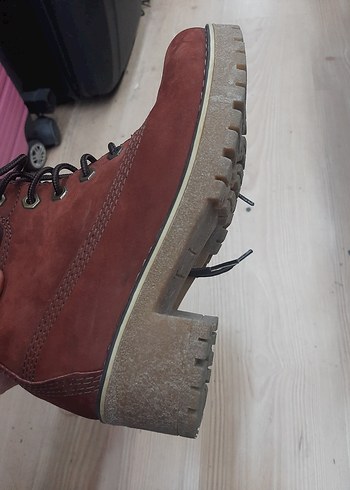 Kahverengi Süet Bağcıklı Kadın Bot - Görsel 6