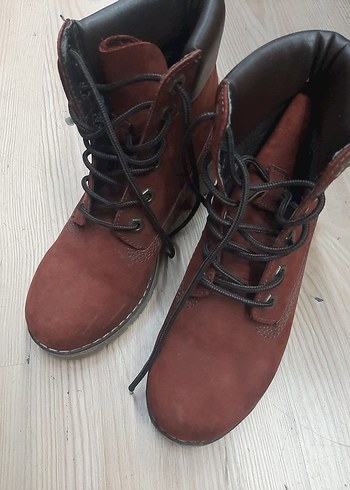 Kahverengi Süet Bağcıklı Kadın Bot - Görsel 3