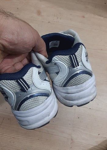 New Balance Beyaz Gri Spor Ayakkabı - Görsel 5