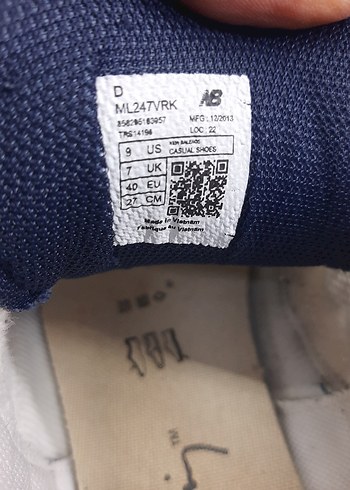 New Balance Beyaz Gri Spor Ayakkabı - Görsel 8