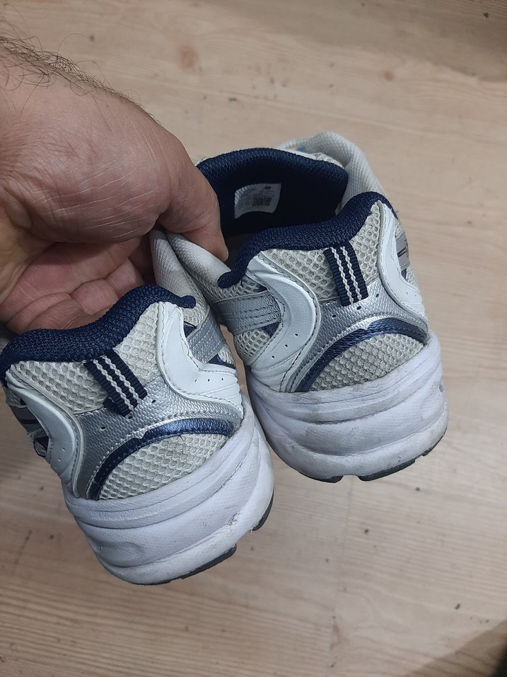 New Balance Beyaz Gri Spor Ayakkabı - Görsel 5