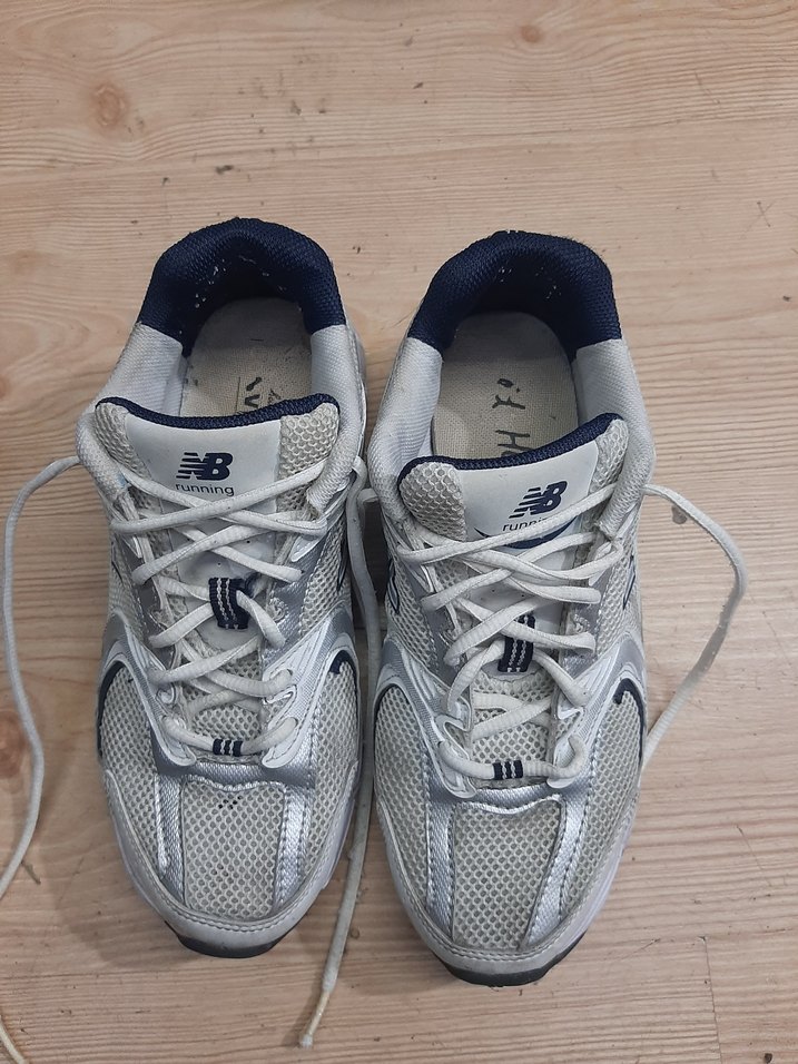 New Balance Beyaz Gri Spor Ayakkabı - Görsel 2