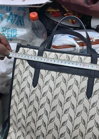 Zincir Detaylı magnol Kadın Çanta - Görsel 9