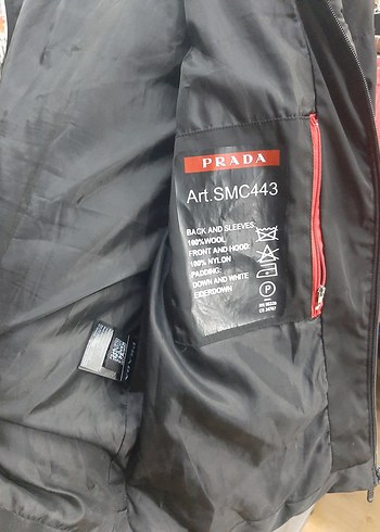 Siyah Erkek  orijinal Prada Mont - Görsel 5