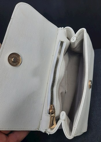 Beyaz D&G  Deri Kadın Çanta - Görsel 8