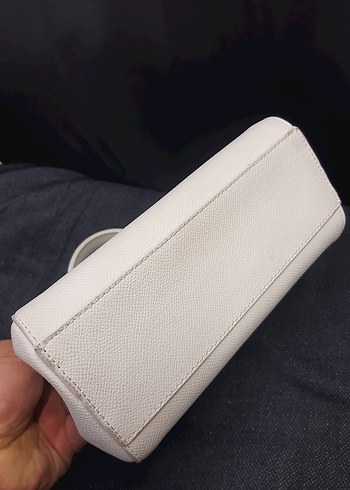 Beyaz D&G  Deri Kadın Çanta - Görsel 6