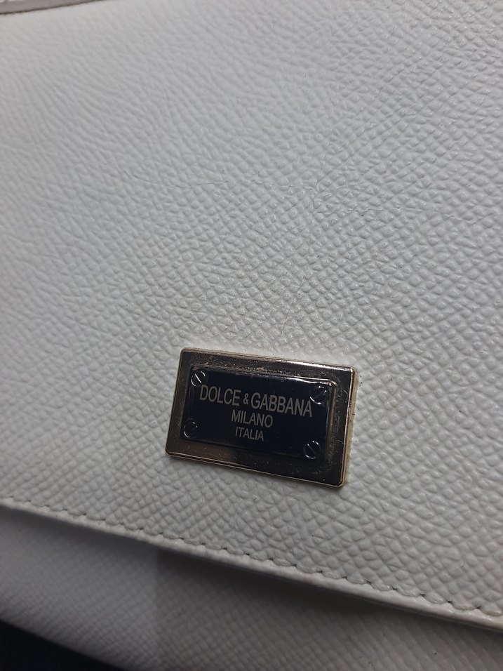 Beyaz D&G  Deri Kadın Çanta - Görsel 2