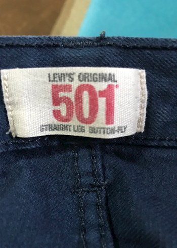 Erkek Koyu Mavi Normal Boy Kot Pantolon - Görsel 2