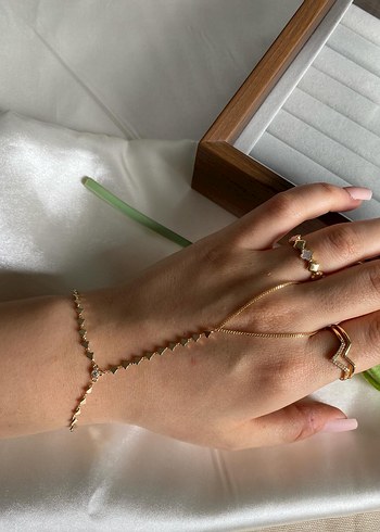 Altın Renkli Zincir Detaylı Şahmeran - Görsel 3