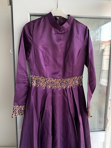 Mor elbise - Görsel 3