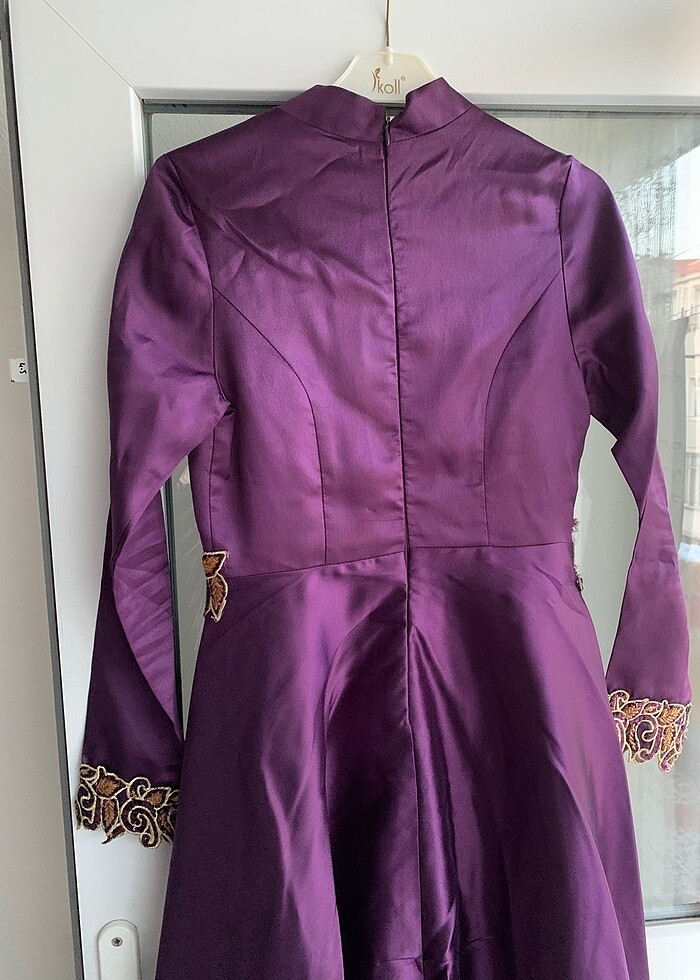 Mor elbise - Görsel 4