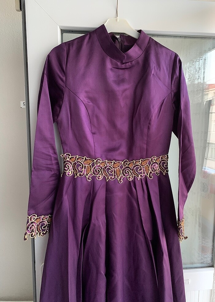 Mor elbise - Görsel 3