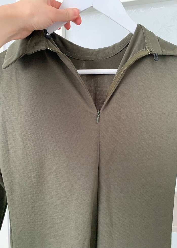 Yeşil elbise - Görsel 3