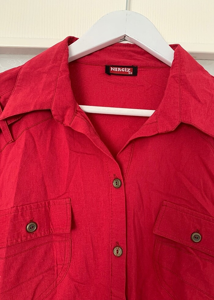 Kırmızı gömlek - Görsel 2