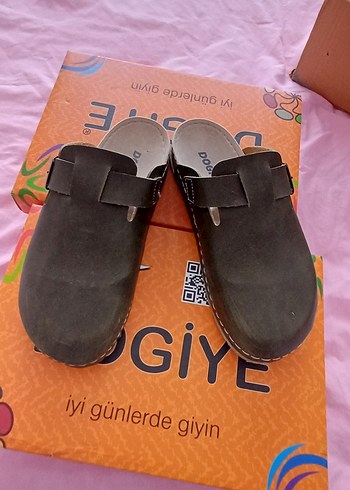 Dogiye Anatomik tabanlı terlik kahverengi - Görsel 2