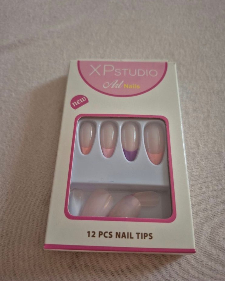 XPSTUDIO Pastel Bej 12 Parça Tırnak Ucu - Görsel 2